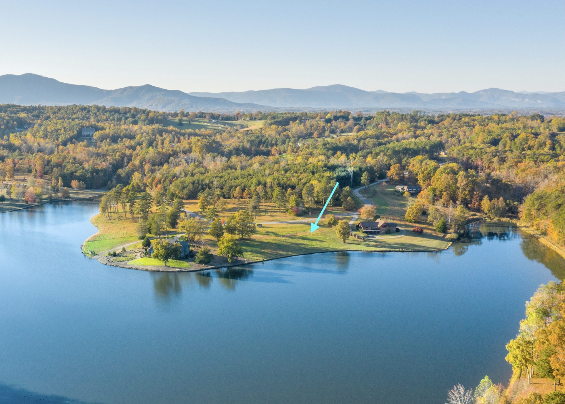Derbyshire lake lot with great views!